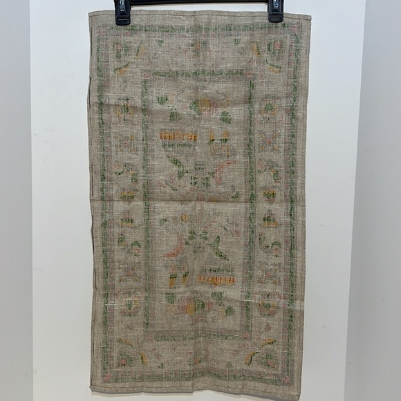 Parisian Prints Linen Table Runner Vintage Dutch Design - Picture 5 of 6